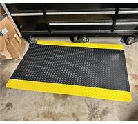 1 tappetino ergonomico anti-fatica for stare in piedi - Impermeabile, extra lungo 20-180 pollici, tappetino di sollievo for lavoro, officina(2.5cmx100x125cm)