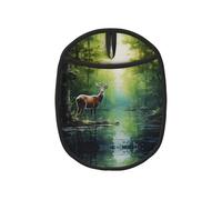 1 tappetino in silicone con motivo cervo nella foresta (1/2 pezzi), resistente alle alte temperature e antiscivolo, adatto per barbecue, pasticceria, ecc.