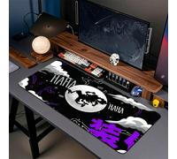 1 Tappetino per mouse extra large con design anime di One Piece , tappetino da scrivania spesso con base antiscivolo, superficie lavabile ed ergonomica, design cartoni animati vivace, accessorio da uf