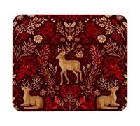 1 tappetino per mouse wireless con scritta "Merry Christmas", per casa, ufficio, scrivania, computer portatile, con base in gomma