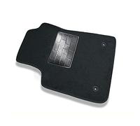 1 Tappetino singolo Mokka dal 2012 al 2016 con bordino nero in moquette nera composto da tappeto solo lato guida antiscivolo specifico su misura 131600