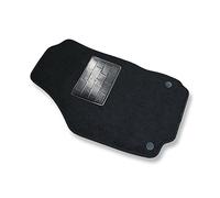 1 Tappetino singolo per Ypsilon dal 2003 al 2011 con bordino nero in moquette nera singolo composto da tappeto solo lato guida antiscivolo specifico su misura 131512