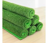 1 tappeto di erba artificiale per interni ed esterni, per pavimenti fai da te (50 x 50 cm)