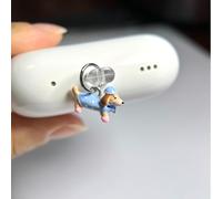 1 tappo antipolvere decorativo a forma di cucciolo che gocciola olio, compatibile con la porta di ricarica di iPhone, la porta di ricarica di tipo C, la porta dati. Compatibile con Mi, Oppo, Vivo, Sam