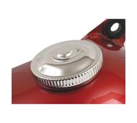1 Tappo Del Serbatoio Chiuso, Ventilato, Cromo, Per Harley - Davidson 83 - 95