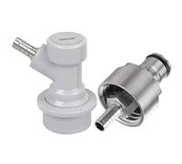 1 tappo for carbonatazione fatta in casa e kit di disconnessione con blocco a sfera da 5/16" - Perfetto for la carbonatazione di bibite, birra, succhi e altro ancora(Cap+gas barb)