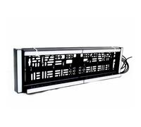 1 targa bianca numero DRL telaio luce di retromarcia LED12-24V camion auto ri...