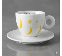 1 tazza illy cup kiki smith cappuccino kiki smith collection 2012 bar moon stars