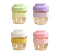 1 tazza per insalata con coperchio, 1 insalata in plastica adatta per la conservazione. Questi contenitori consentono un trasporto senza problemi realizzati in plastica robusta (rosa)