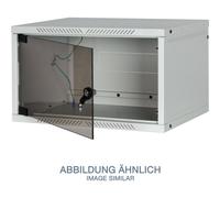 INL Rack 19" da parete, fornito smontato (flat pack), 550x400, 04U, IP30, porta