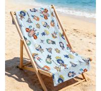 1 Telo da spiaggia in un pezzo con stampa all-over dei personaggi Chibi dell'equipaggio del cappello di paglia, ultra morbido, perfetto per piscina, spiaggia estiva e viaggi 80*160,90*180,75*150,50*10