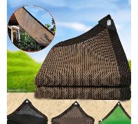 1 Tenda da sole esterna in rete, rete parasole e occhielli, altamente resistente agli strappi, facile da installare, per balconi, patii, piscine, tetti, carport, piante, cucce per cani, che offre un'e