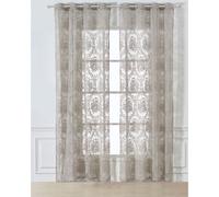 1 tenda di pizzo motivo fiori pizzo ricamo garza, camera da letto (140x290cm)