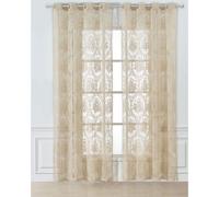 1 tenda di pizzo motivo fiori pizzo ricamo garza, camera da letto (140x290cm)