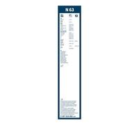 Bosch Tergicristallo per parabrezza Twin Truck N63 (3 397 018 966) 600 mm Anteriore 1 pezzo