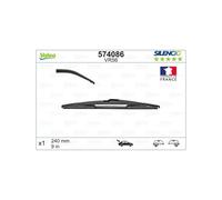 1 Tergicristallo Posteriore VALEO 240mm Per Dacia Dokker Opel
