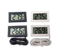 1 termometro digitale LCD for la temperatura del congelatore -50~110 gradi Termometro for frigorifero(Black)