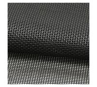 1 tessuto a rete in PVC resistente, materiale impermeabile per esterni per sedie a sdraio fai da te, sedie da spiaggia, tovagliette da ufficio, varie dimensioni (nero, 150 x 70 cm, 1 pezzo)