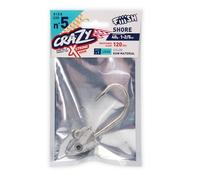 1 testa a sfera Fiish X-Strong 40 g - Crazy Sand EEL 220 - RAW Material