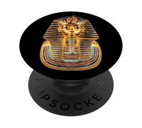 #1 The Egyptian Pharaoh King Tut Mask Tee shirt, Tutankhamun PopSockets PopGrip Adesivo
