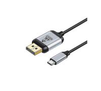 (1) Thunderbolt 3 USB-C to DP Cable for 4K 60Hz DisplayPort Conversion