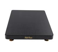 1-Tiers HiFi Rack AV Shelf TV Stand Mobile TV Mobile Amplificatore HiFi per Migliorare la Tua Esperienza Audio (Colore: Nero, Dimensioni: 19 * 25cm(1Tier))
