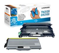 1 Toner E 1 Tamburo Compatibile per Brother TN2120 DR2100 per Brother DCP