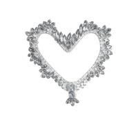 1 toppa adesiva a forma di diamante, con scritta "Love", cucita a mano, per vestiti, borse, cappelli
