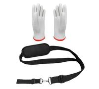 1 tracolla trimmer, 1 paio di manicotti protettivi per dita, tracolla per erbacce, cintura di sicurezza trimmer, tracolla regolabile