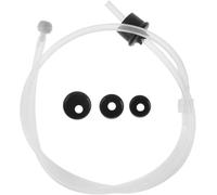 1 tubo di prolunga trasparente per lavello da 114 cm, con valvola di ritegno, non c'è bisogno di riempire di nuovo la piccola bottiglia, accessori per lavello da cucina, dispenser di sapone integrato