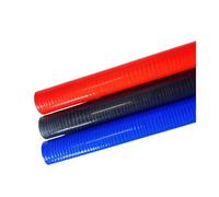 1 tubo flessibile dritto in silicone for turbocompressore intercooler - 1 m(Red,1000MM_ID 38MM)