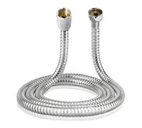 1 tubo flessibile for doccia in acciaio inossidabile, prolunga for acqua da bagno, tubo idraulico, accessori for tubi di trazione(Red)