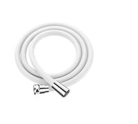 1 tubo flessibile for doccia in silicone flessibile da 1,5/2/3 m, prolunga anti-avvolgimento, tubo ad alta pressione, soffione doccia, accessori for rubinetti del bagno(White,2.0M)