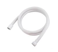 1 tubo flessibile for doccia in silicone PVC da 1,5/2/3/4 m, tubo flessibile for acqua ad alta pressione, potente multistrato, accessori for il bagno(White,400cm)