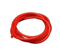 1 tubo flessibile in silicone for uso alimentare da 1 m - Tubo flessibile in gomma for il trasporto di acqua, gas e liquidi - Diametro interno 0,5-10 mm, Diametro esterno 1-16 mm(Red,10mmx16mm)