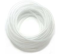 1 tubo flessibile in silicone trasparente for uso alimentare da 1 m - Raccordo for tubo flessibile dell'acqua flessibile, durevole e colorato for varie applicazioni(Transparent,5mmx7mm)
