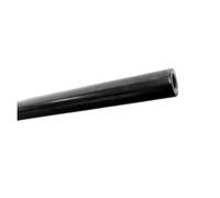 1 tubo in acciaio senza saldatura nero, lunghezza 300 mm, diametro esterno 28 mm, diametro interno 8 mm, contenitore dritto, tubo tondo cavo, 1 pz.(30mmx24mmx300mm)