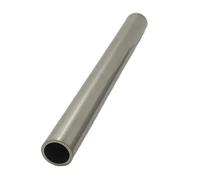 1 tubo in lega di alluminio, tondo AL, dritto cavo, lunghezza 450 mm-500 mm, diametro esterno 27, interno 7 mm-26(500mm,OD 27mm x ID 26mm)