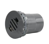 1 tubo in PVC grigio da 20 a 50 mm, con gomito a 90°, connettori diretti, giunti di troppo pieno for acquari, raccordo di scarico for ingresso e uscita(Style 4(I D),32mm(1Pc))