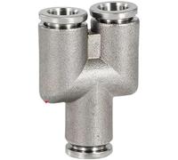 1 tubo OD 2 3 4 vie gomito a T Y croce paratia compressione in acciaio inox raccordo pneumatico aria(PY,16mm)