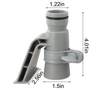 1 Tubo Ugello 25'' per Piscina Fuori per terra per intex 25022E Minimizza