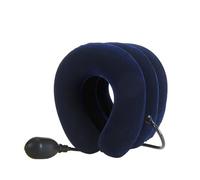 1 tutore gonfiabile per la trazione cervicale del collo, traspirante, confortevole, protezione per prevenire l'inclinazione cervicale in avanti (blu scuro)