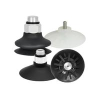 1 ugello a ventosa potente, in poliuretano e silicone, ESS/ESV-60/100-GT con filettature M6 M8 for robot industriali(ESS-100-GT-G1(Black))