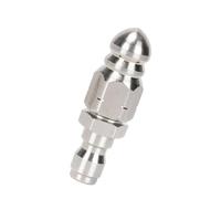 1. Ugello di scarico in acciaio ad alte prestazioni 1/4 "Con 6 ugelli ad alta pressione Zoccoli di rimozione per tubi E fognature Ugello potente