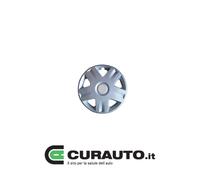 1 UN PZ COPRICERCHIO -BORCHIE BORCHIA COPPA RUOTA PER RENAULT CLIO DIAMETRO 14"