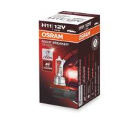 1 UNA Lampada Lampadina Alogene Ricambio OSRAM NIGHT BREAKER SILVER H11