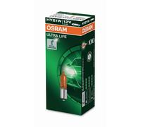 1 UNA Lampada Lampadina Alogene Ricambio OSRAM ULTRA LIFE (BAW9s) HY21W