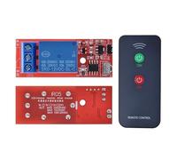 1 unità di modulo controller relè con interruttore di guida del ricevitore a infrarossi a 1 canale IR, 5 V/12 V + telecomando attivo (12 V)