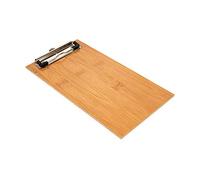 1 unità - Tavola porta menù con clip 13 x 24,5 x 0,4 cm Bambù