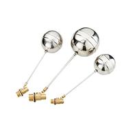 1 valvola a galleggiante con tappo dritto in ottone da 1/2", 3/4" e 1", controllo del flusso in acciaio inossidabile DN15, 20, 25, 30,(1.2)